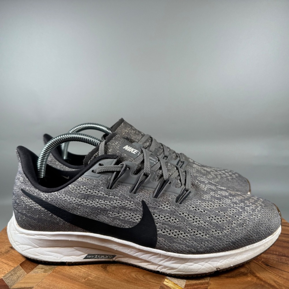Nike Air Zoom Pegasus 36 Women's Running Shoes Grey Black Size 9.5 AQ2210 001
